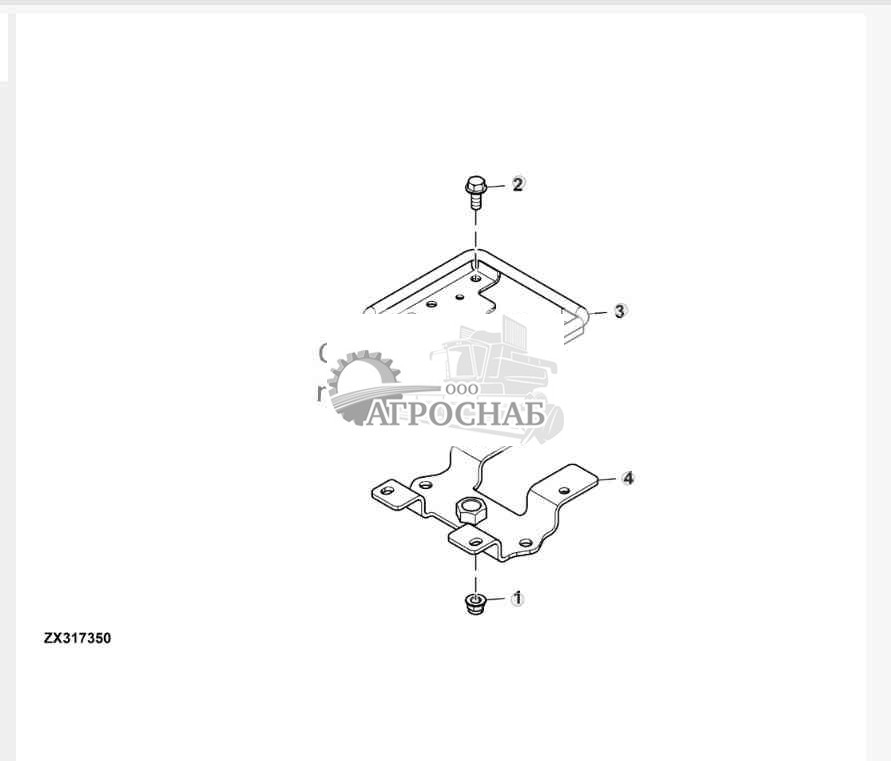 Детали крепления приемника глобальной системы позиционирования 